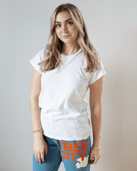 Canyonkid Circa1972 Supervintage Tee in Laundry Whites - Bliss Boutiques