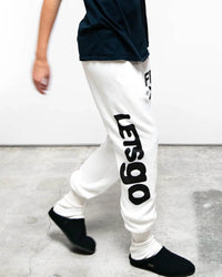 Free City Circa'99 OG LetsGo Oldschool Fluff Sweats in Superwhite