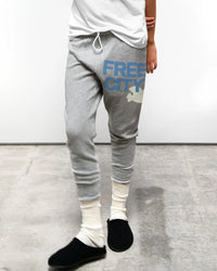 Free City Clothing FC Large 3/4 Sweats in Heather Skies