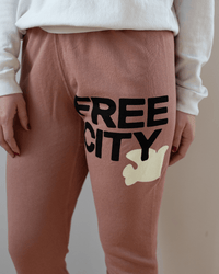 Free City Large 3/4 Sweatpants in Hunkydory