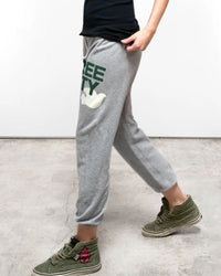 Free City Large Heather Sweatpant in Heather Army