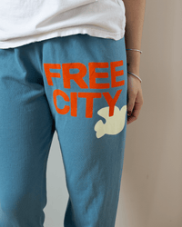 Free City Large Sweatpant in Blueshroom