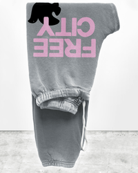 Free City Large Sweatpant in Silver Cloud