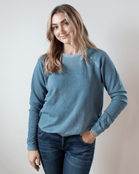 Free City Lucky Rabbits Sweatshirt in Blueshroom