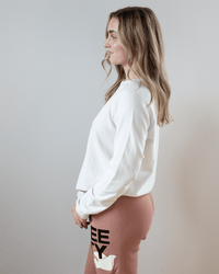 Free City Clothing Lucky Rabbits Sweatshirt in Chalk