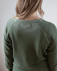 Free City Lucky Rabbits Sweatshirt in Surplus Greens