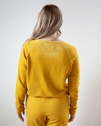 Free City Lucky Rabbits Sweatshirt in Yellow Plant