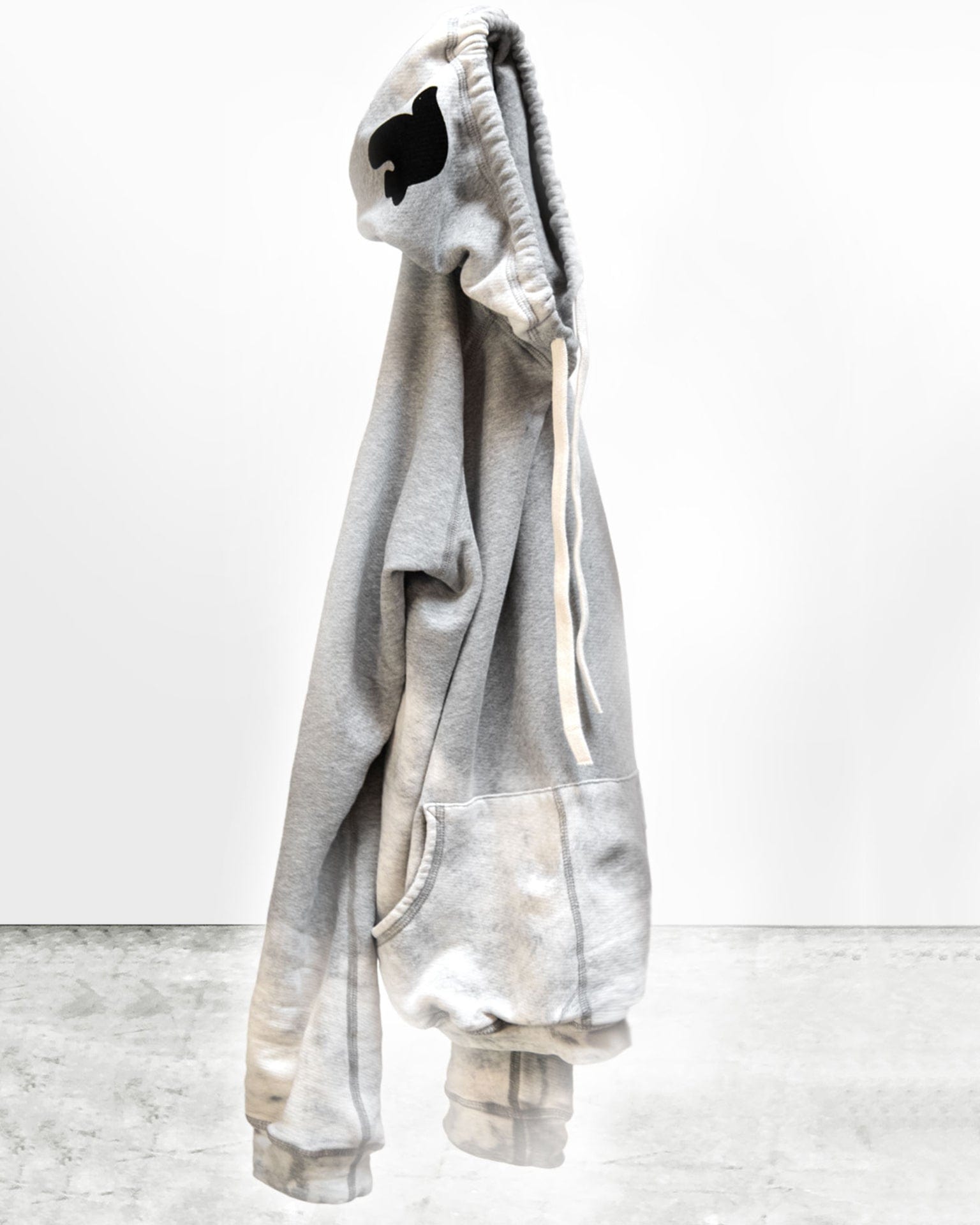 Free City Shrunken Big Hoodie in Heather Bleachout