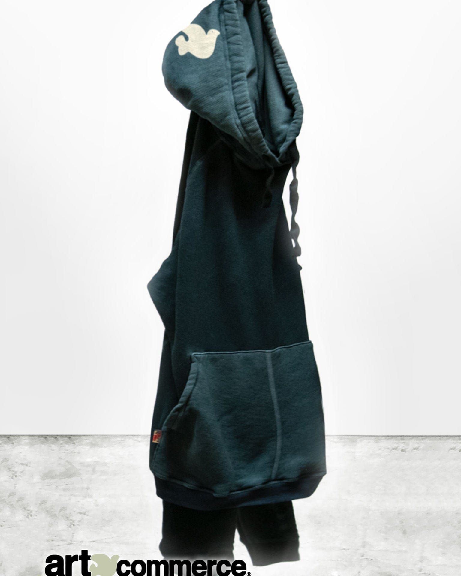 Free City Superyumm Big Hoodie (Oversized) in Green Plant