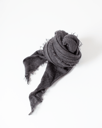 Grisal Love Cashmere Scarf in Black Coffee