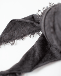 Grisal Love Cashmere Scarf in Black Coffee
