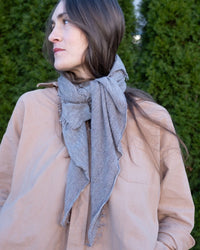 Love Cashmere Scarf in Brown Top X Milk - Bliss Boutiques