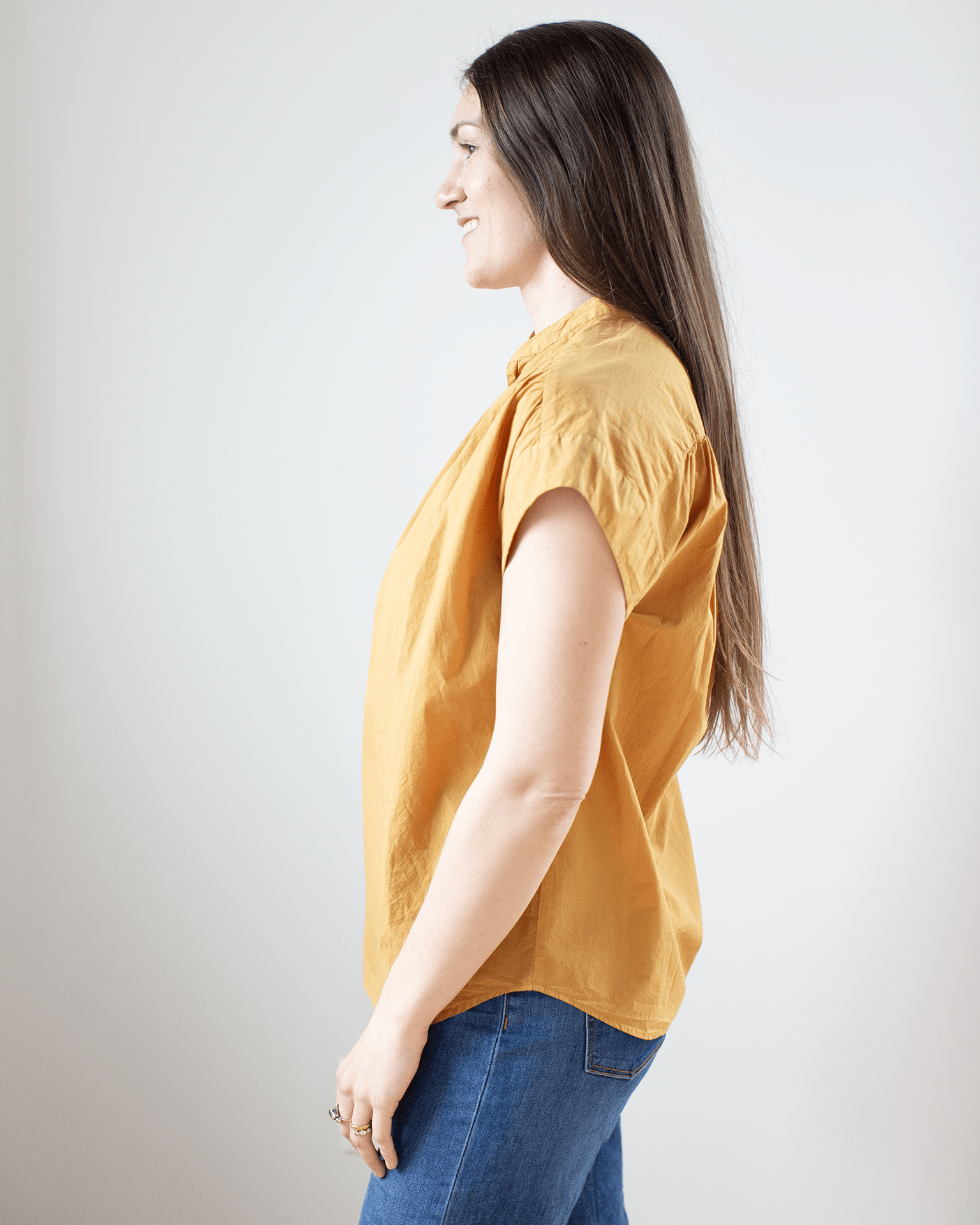 Hartford Casta Popover Shirt in Cashew