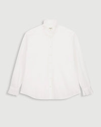 Hartford Chana Ruffle Collar Blouse in White