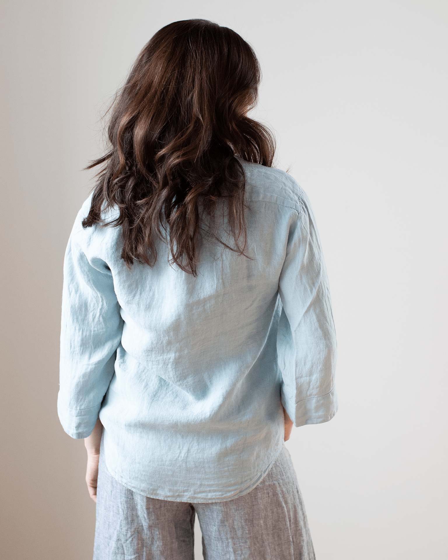 Hartford Cleo Pocket Top in Aqua