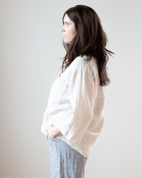 Hartford Cleo Pocket Top in Stone