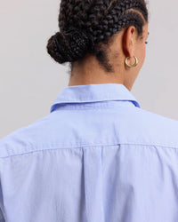 Hartford Clothing Cover Blouse in Blue & White