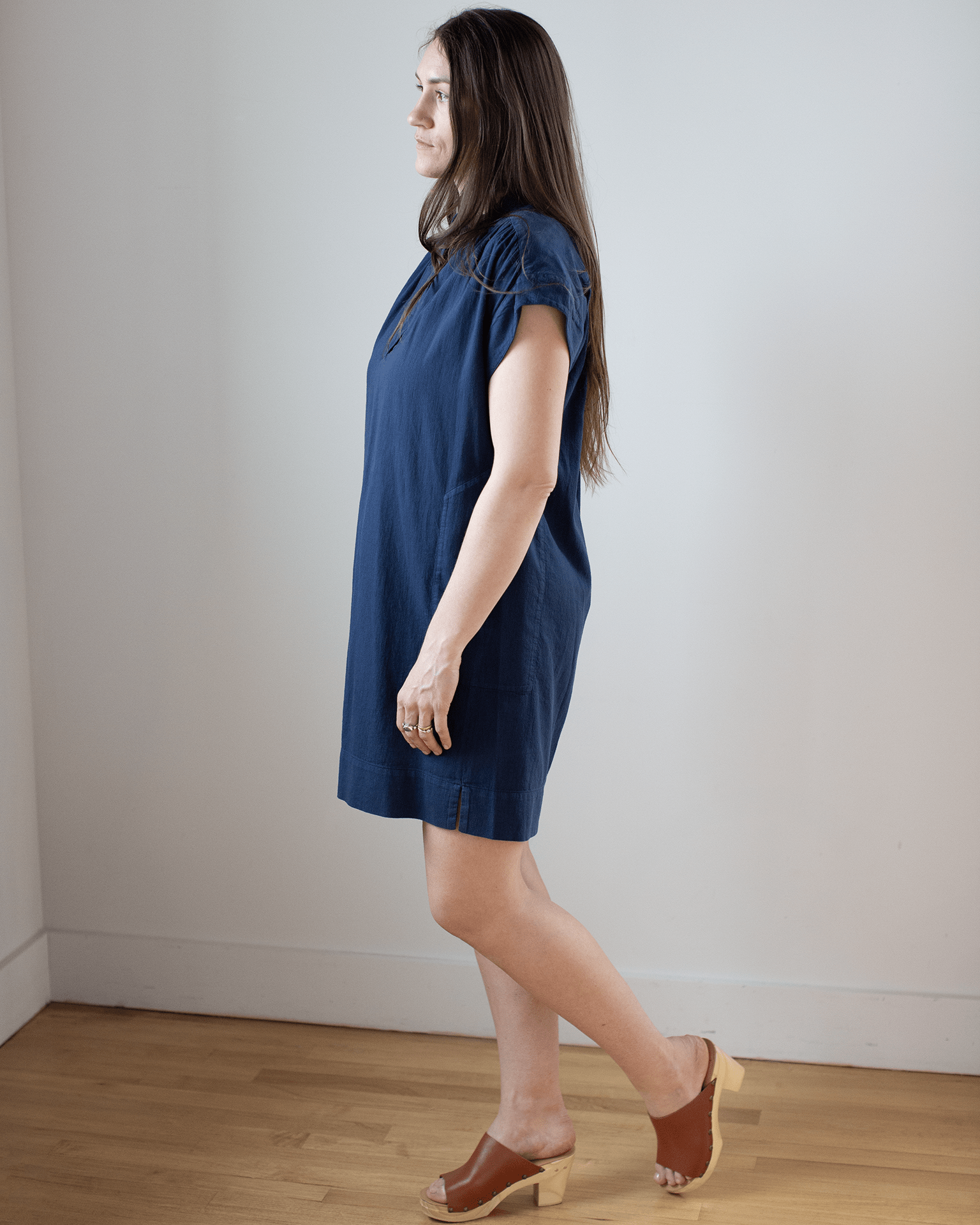 Hartford Rasta Popover Dress in Midnight