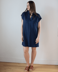 Hartford Rasta Popover Dress in Midnight