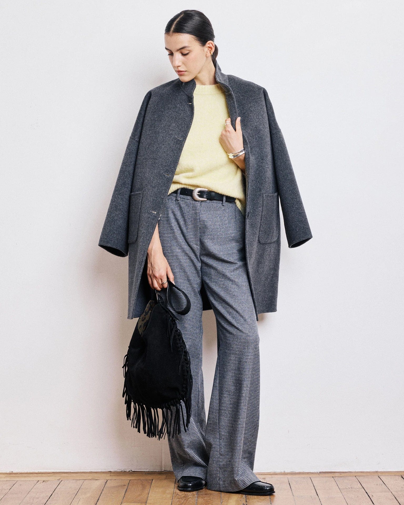 Hartford Vadim Coat in Grey