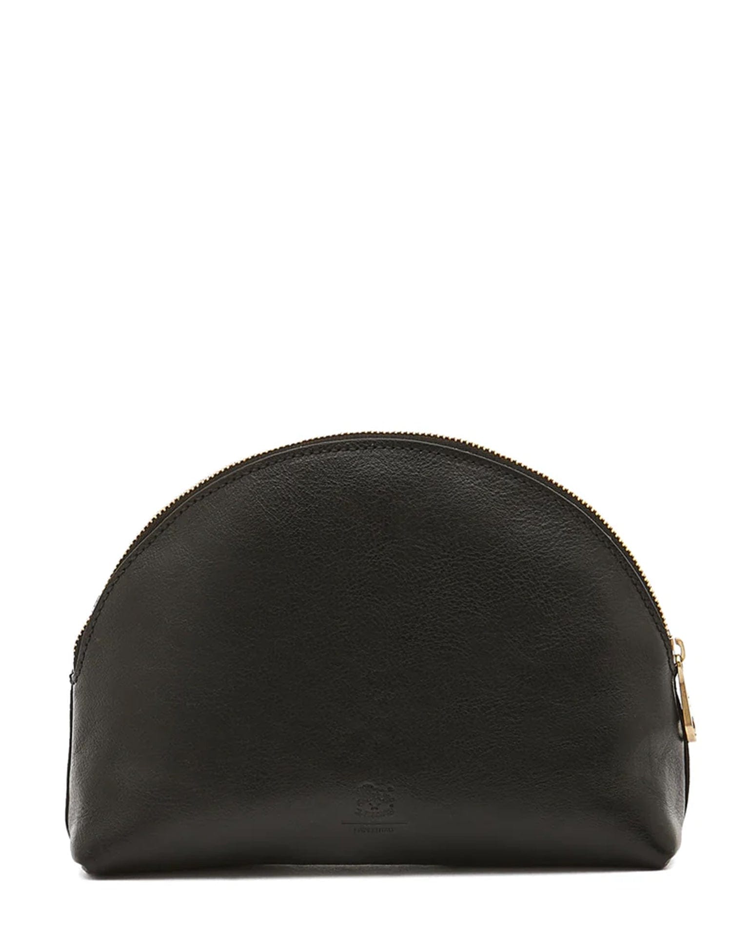 IL BISONTE Bigallo Case in Nero w/ Brass Hardware