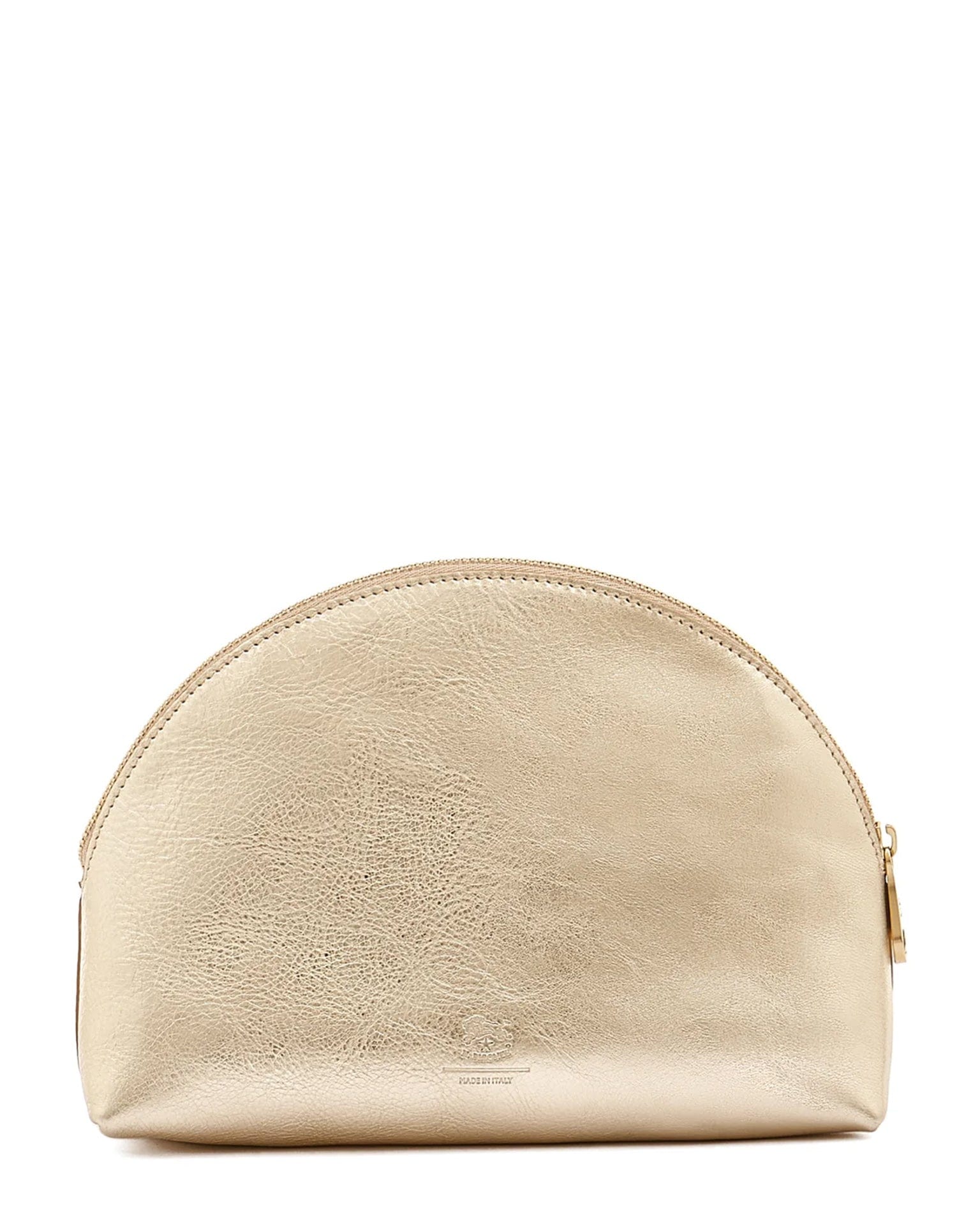 IL BISONTE Bigallo Case in Platino w/ Brass Hardware