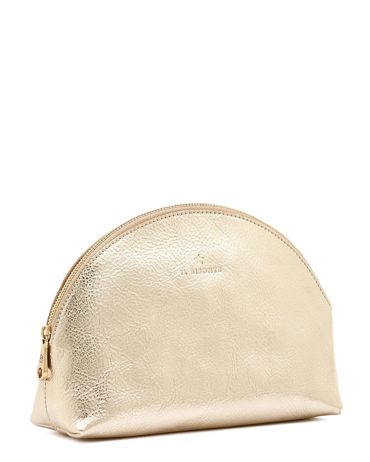 IL BISONTE Bigallo Case in Platino w/ Brass Hardware