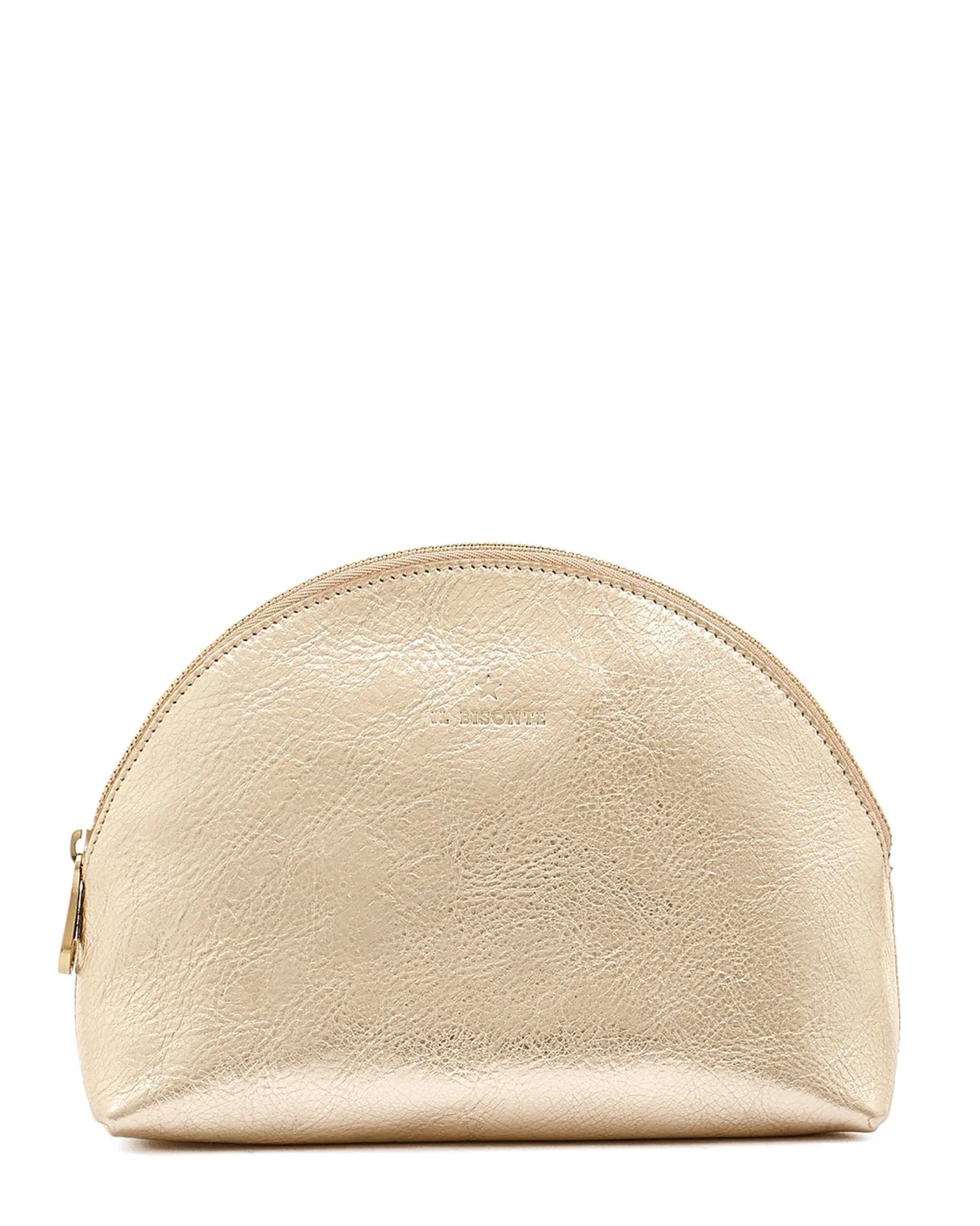 IL BISONTE Bigallo Case in Platino w/ Brass Hardware