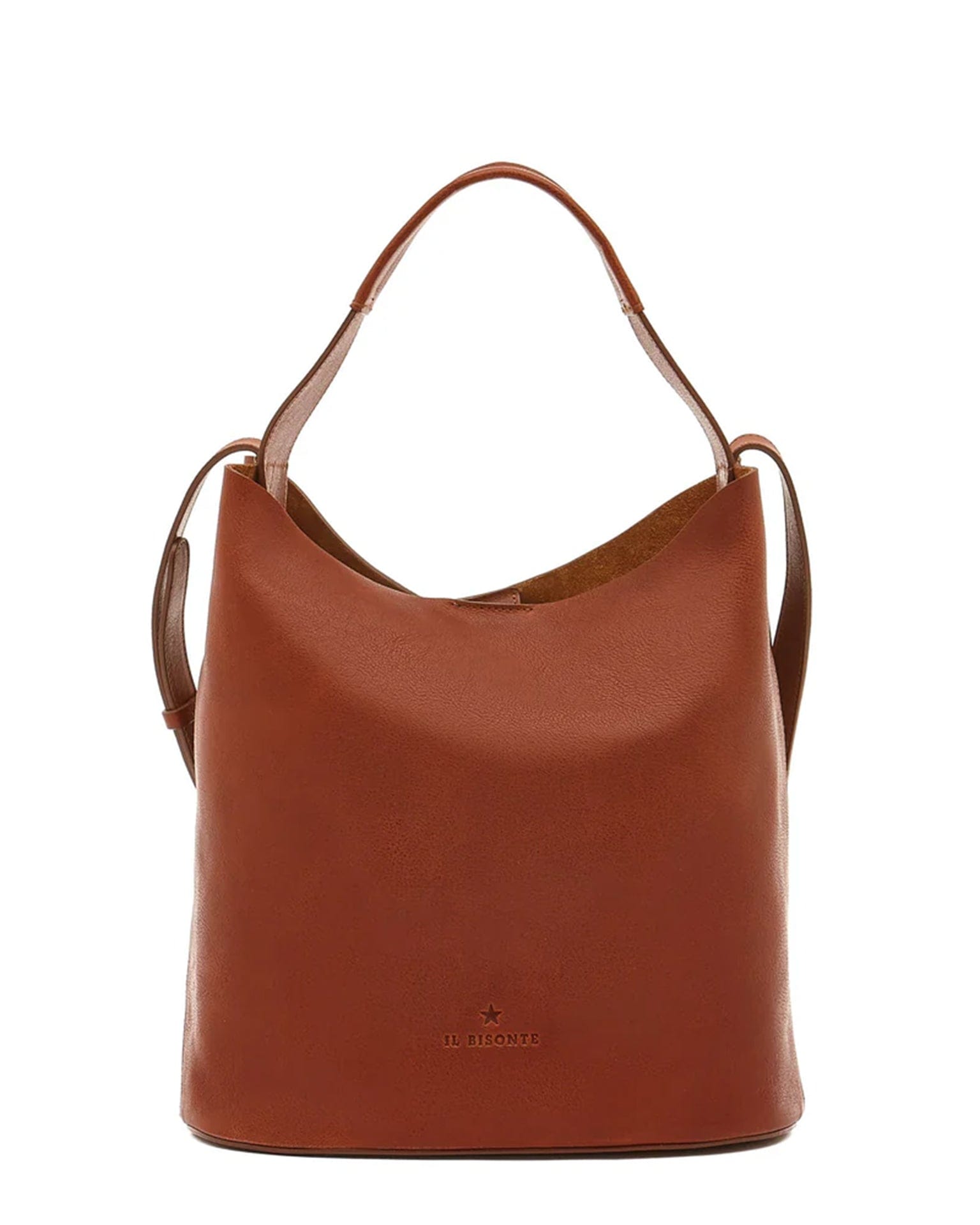 Le Laudi Bucket in Seppia w/ Brass Hardware