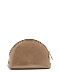 IL BISONTE Small Bigallo Case in Bronze w/ Brass Hardware