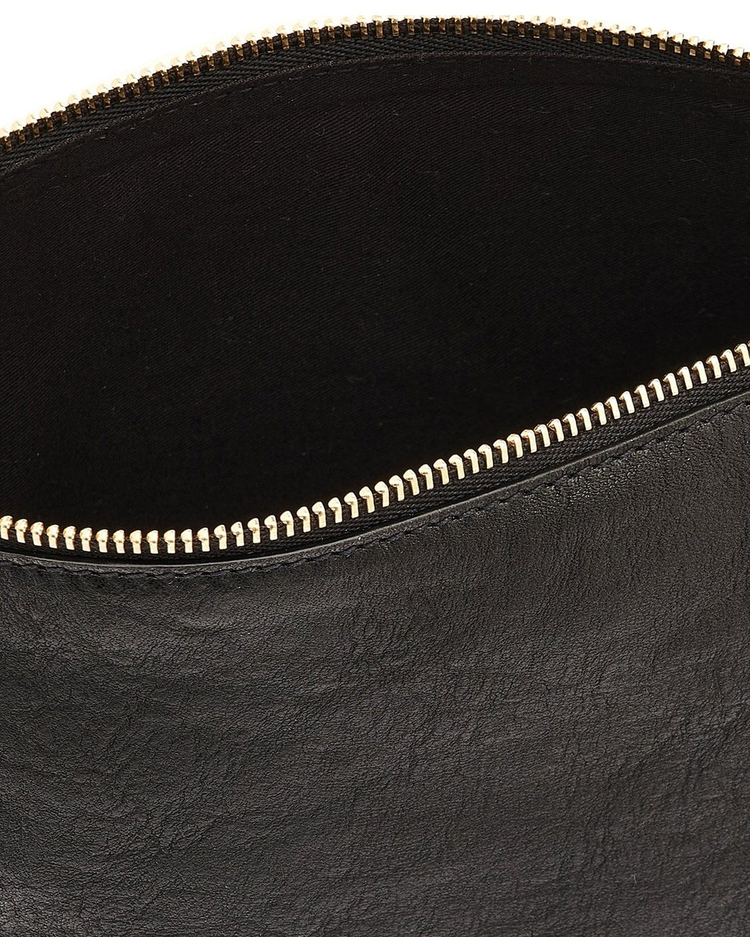 IL BISONTE Snodo Case in Nero w/ Brass Hardware