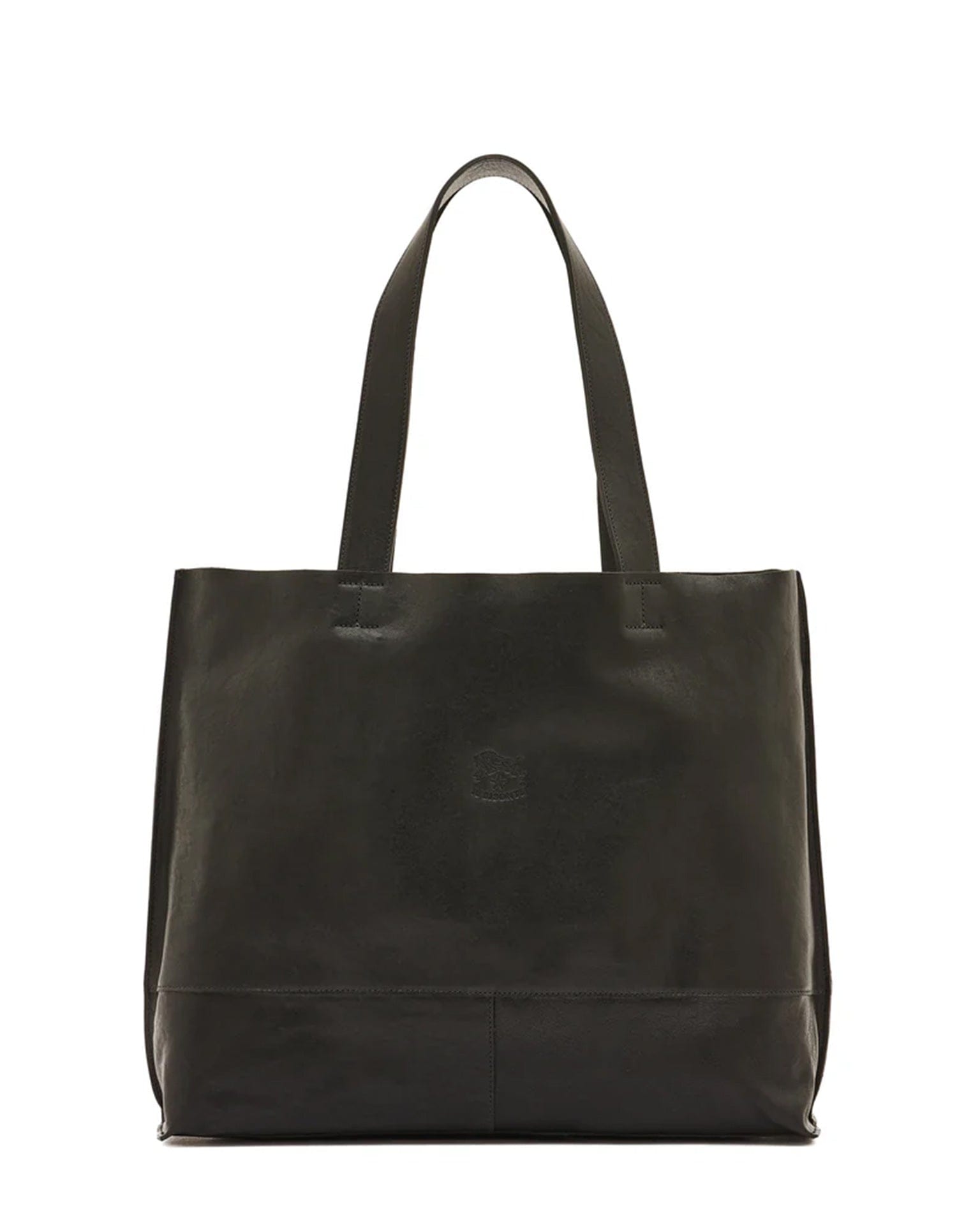 Talamone Tote in Nero w/ Brass Hardware