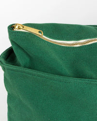 IMMODEST COTTON Jumbo Zipper Tote in Pine/Ocean