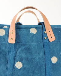 IMMODEST COTTON Large East West Tote in Light Indigo Moon