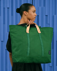 IMMODEST COTTON Accessories Large East West Tote in Pine
