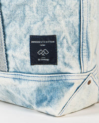 IMMODEST COTTON Accessories Small East West Tote in Acid Wash