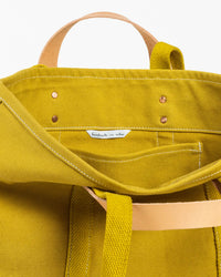 IMMODEST COTTON Accessories Small East West Tote in Chartreuse