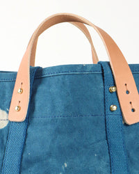 IMMODEST COTTON Small East West Tote in Light Indigo Moon