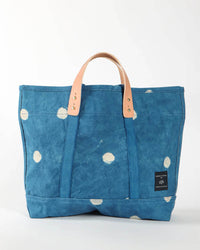 IMMODEST COTTON Small East West Tote in Light Indigo Moon