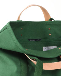 IMMODEST COTTON Small East West Tote in Pine