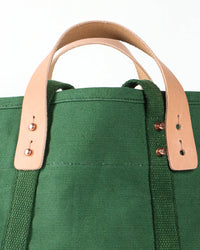 IMMODEST COTTON Small East West Tote in Pine