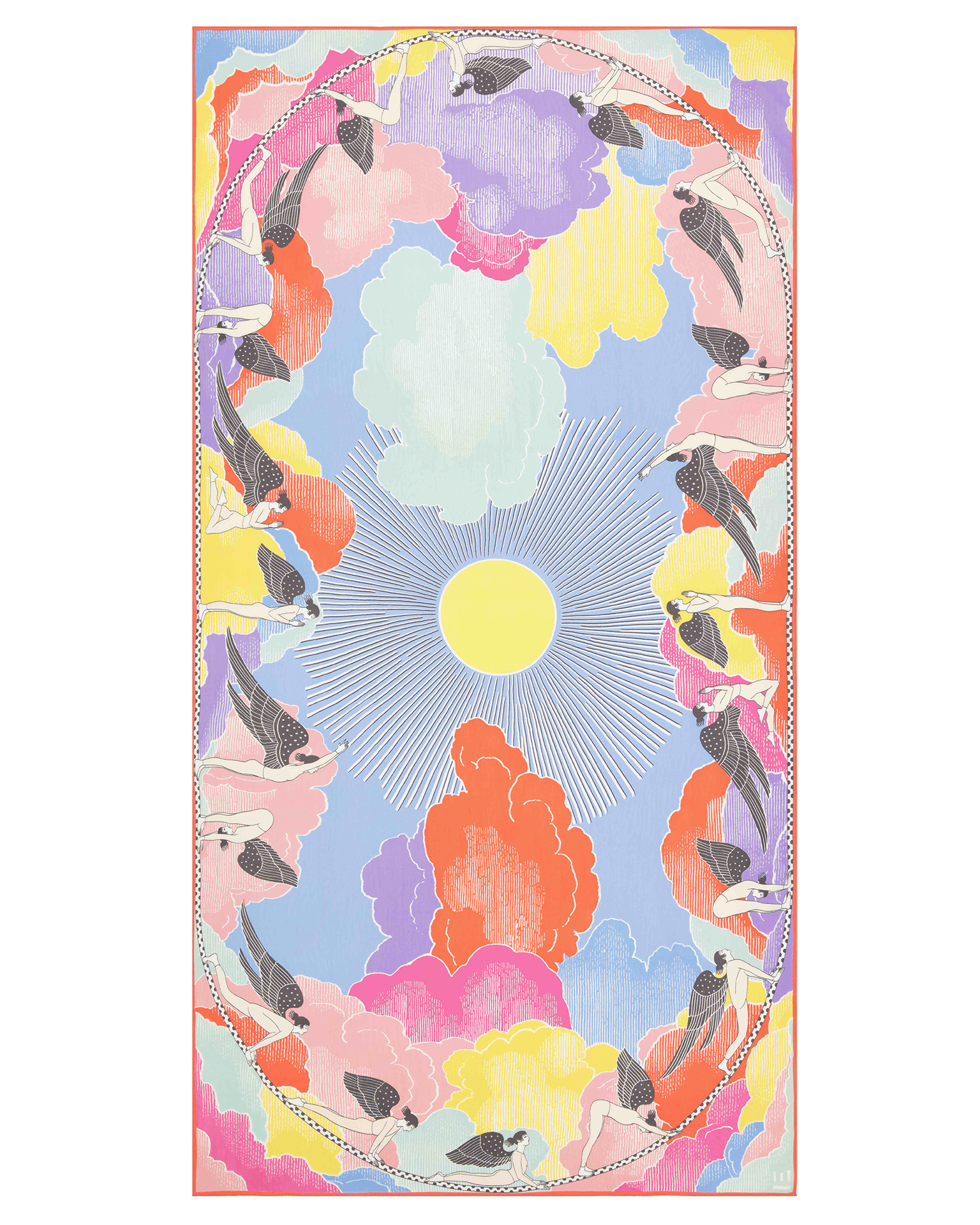 Inoui Editions Scarf 100 Yoga in Multicolor