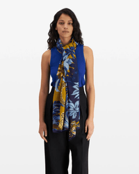 Inoui Editions Scarf / Etole 100 Chatou Winter in Duck Blue