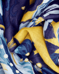 Inoui Editions Scarf / Etole 100 Chatou Winter in Duck Blue