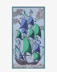 Inoui Editions Scarf / Etole 100 Des Rives et Des Reves in Green 1 - Bliss Boutiques