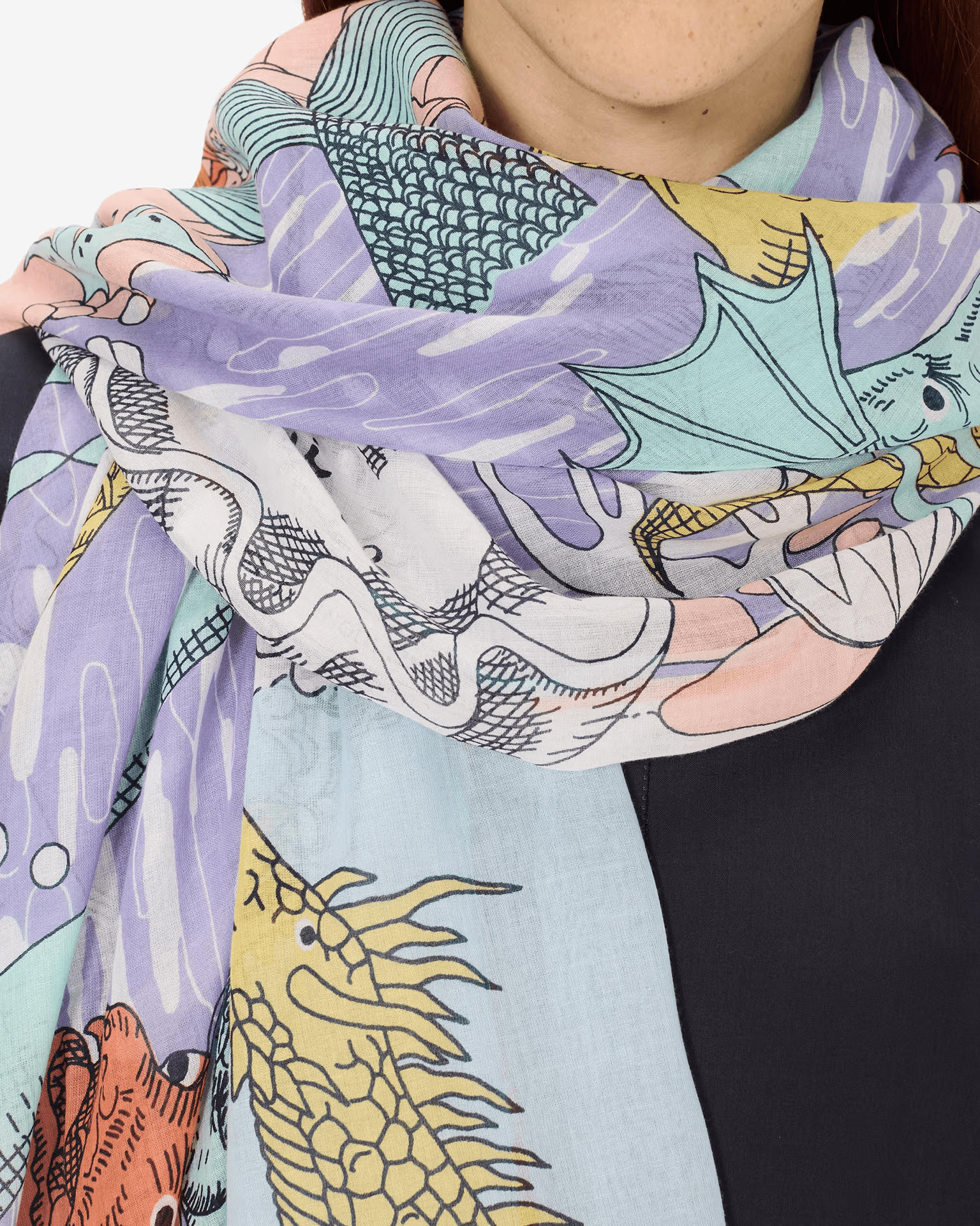 Inoui Editions Scarf / Etole 100 Fantastique in Pastel