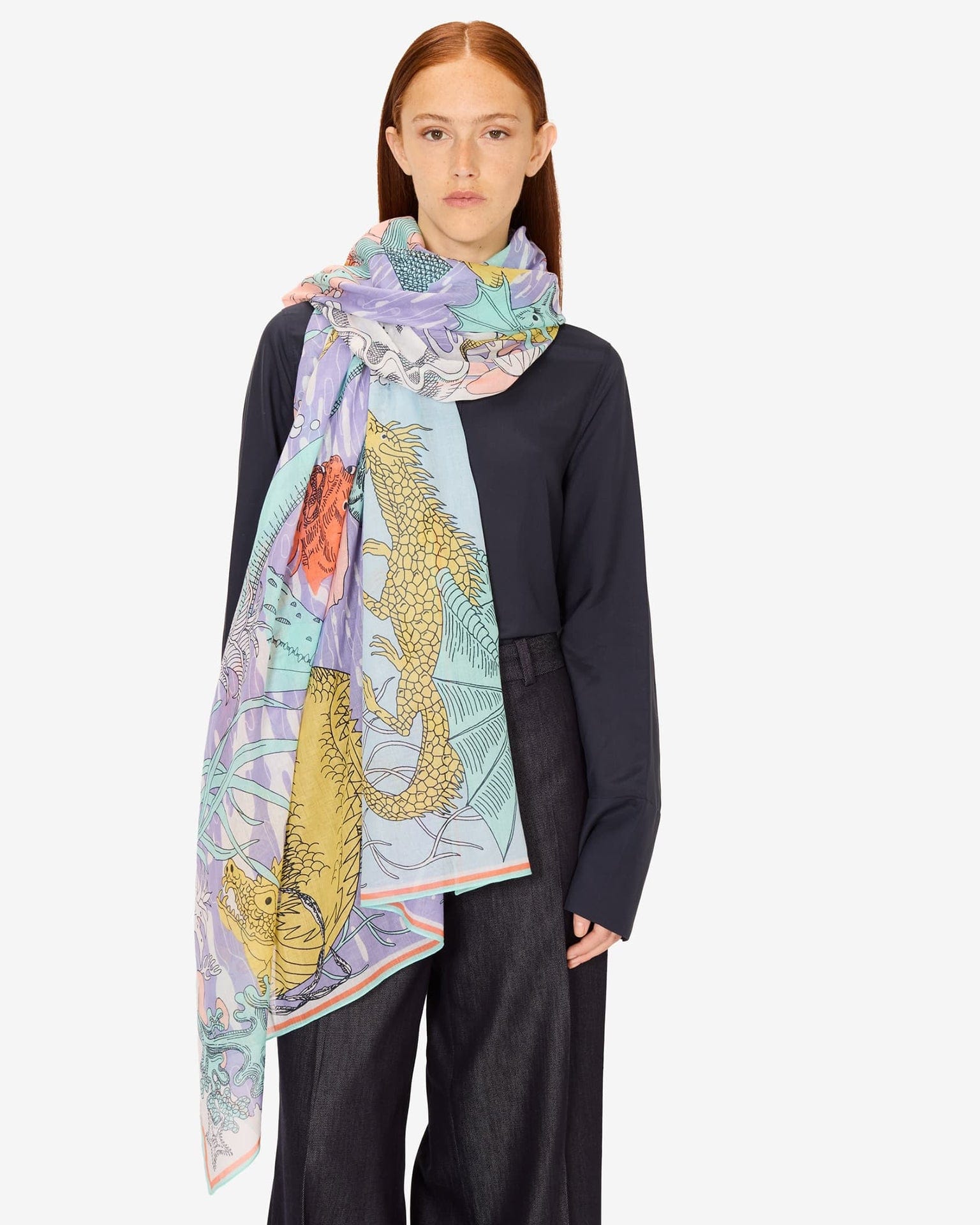 Inoui Editions Scarf / Etole 100 Fantastique in Pastel