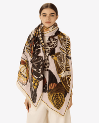 Inoui Editions Scarf / Etole 100 Papillons in Nude 1 - Bliss Boutiques