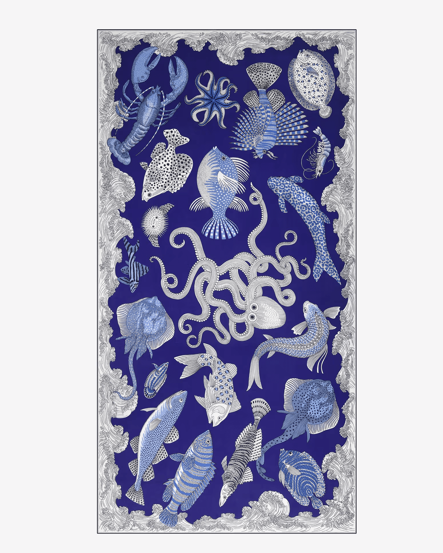 Inoui Editions Scarf / Etole 100 Poseidon in Blue