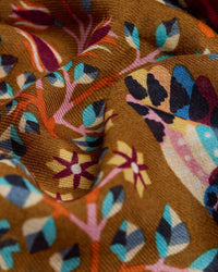 Inoui Editions Scarf / Etole 100 Rene Perrot in Brown 4 - Bliss Boutiques